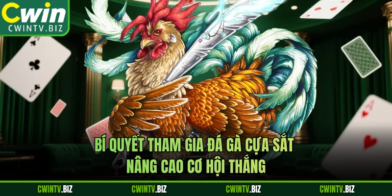 Bí quyết tham gia đá gà cựa sắt nâng cao cơ hội thắng