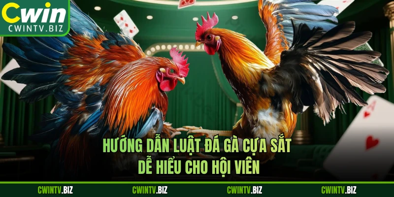 Hướng dẫn luật đá gà cựa sắt dễ hiểu cho hội viên